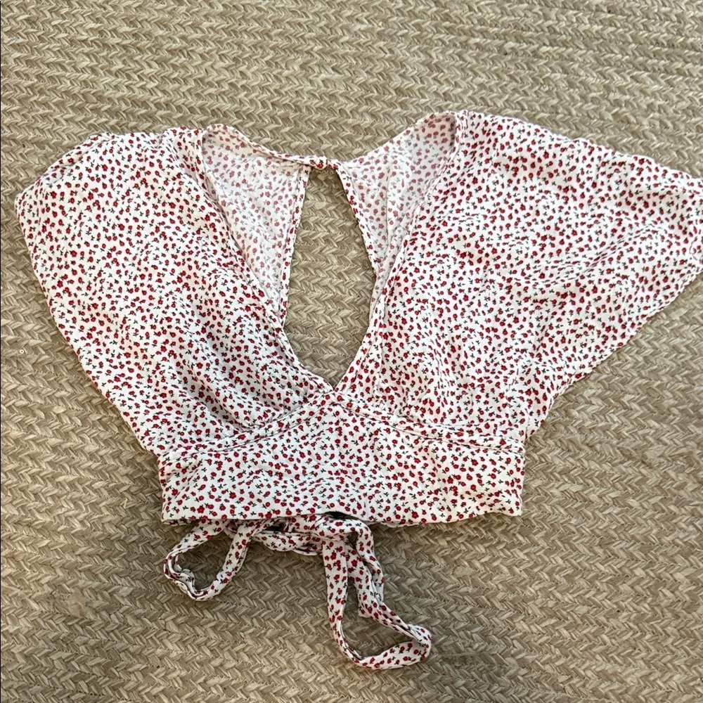 Floral Print Women's Top